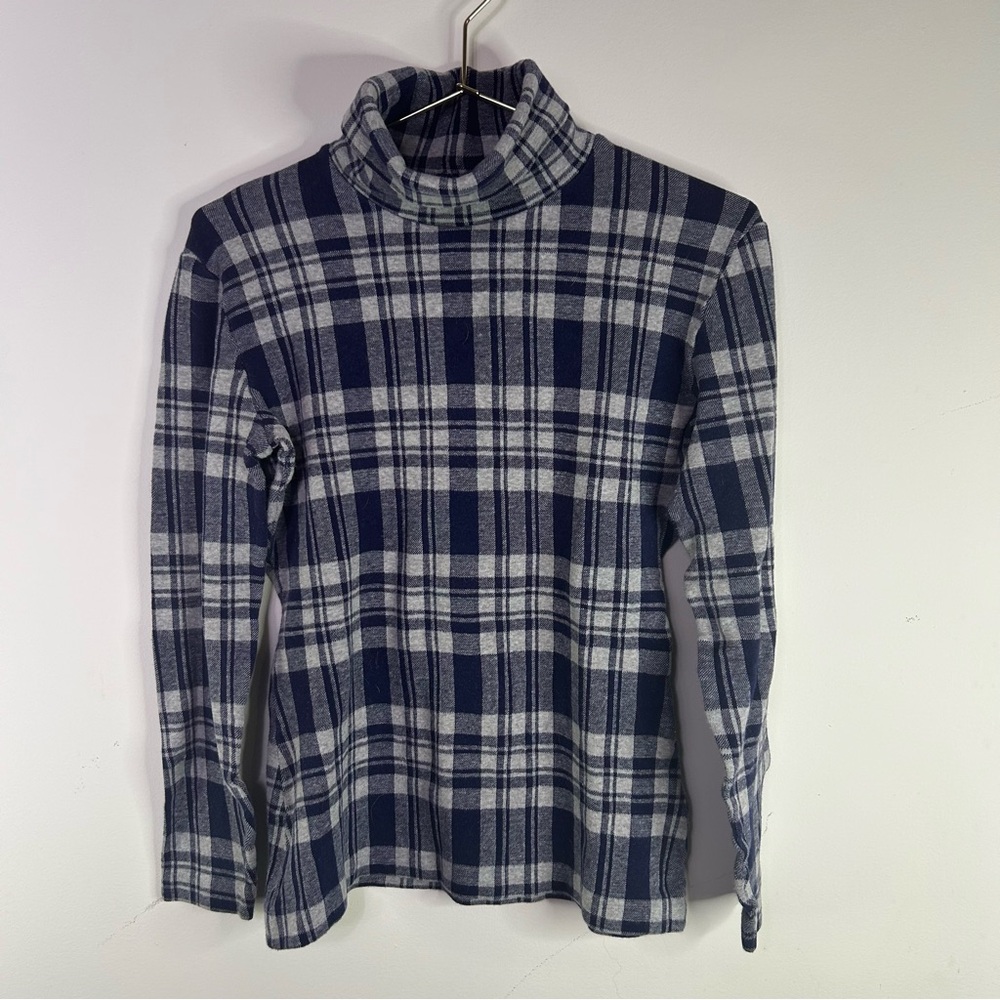 UNITED COLORS OF BENETTON | Plaid Turtleneck Sweater